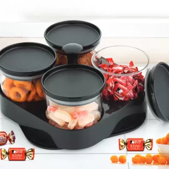 <strong> 4 Pcs Delight Air Tight Unbreakable Container</strong>